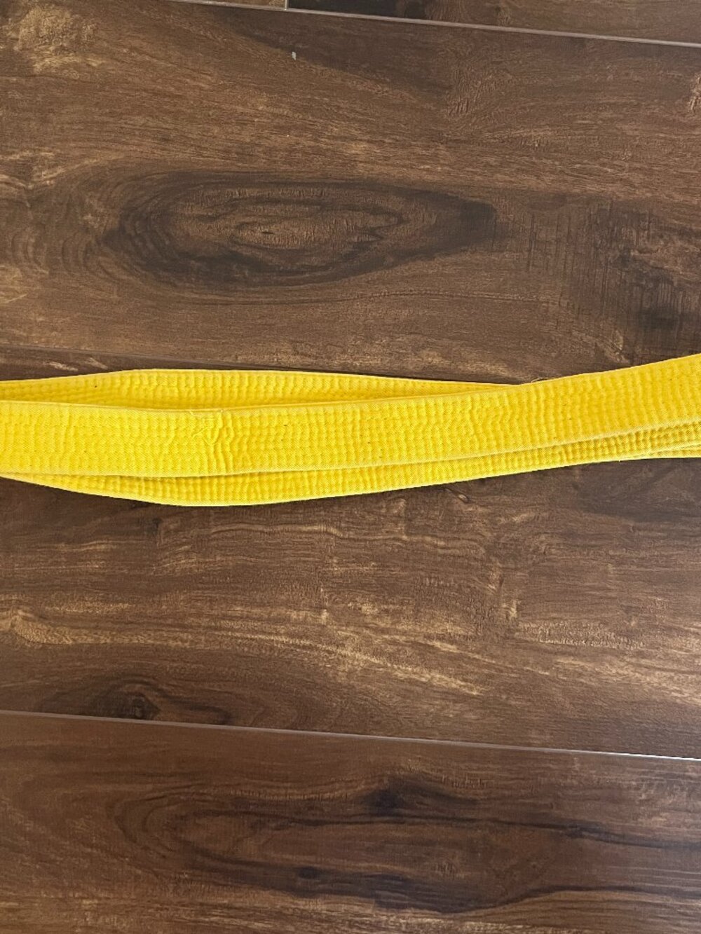 Vintage martial art karate taekwondo judo Jiu Jitsu training yellow belt